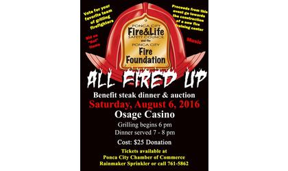 All Fired Up set for Saturday at Osage Casino