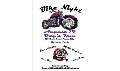 Osage Hills ABATE plans Bike Night Aug. 14