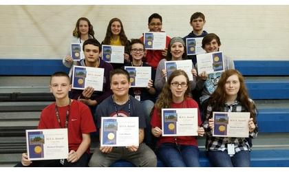 East Middle School Names Most Valuable Students  for First Semester