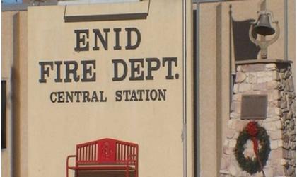 Enid firefighter fired over pointing laser at plane
