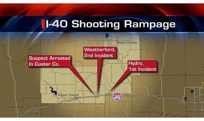 Two dead in Interstate 40 shooting spree