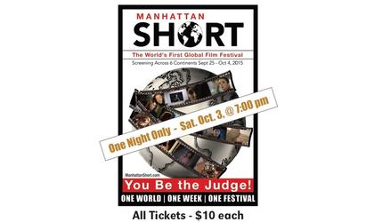 Manhattan Short Film Festival Oct. 3 at Poncan Theatre