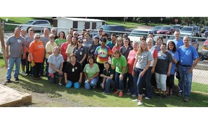 Pioneer Tech teams spruce up Child Development Center