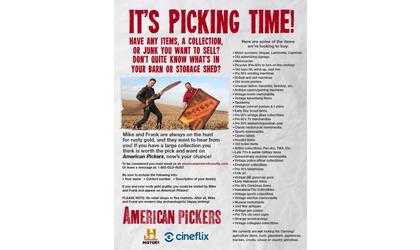 American Pickers coming to Blackwell