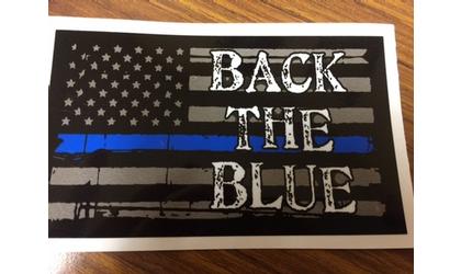 Demand increases for ‘Back the Blue’ stickers