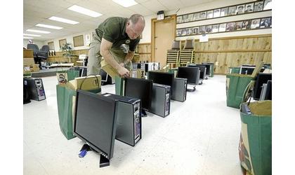 Law enforcement officers donate computers