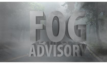 Fog advisory