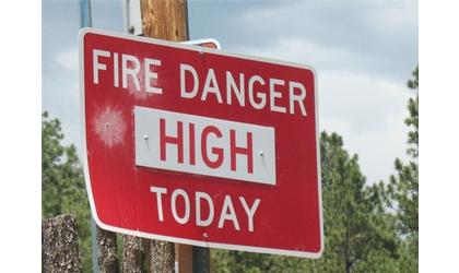 Fire danger considered high