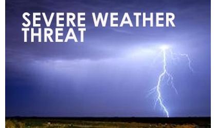 Severe weather expected today