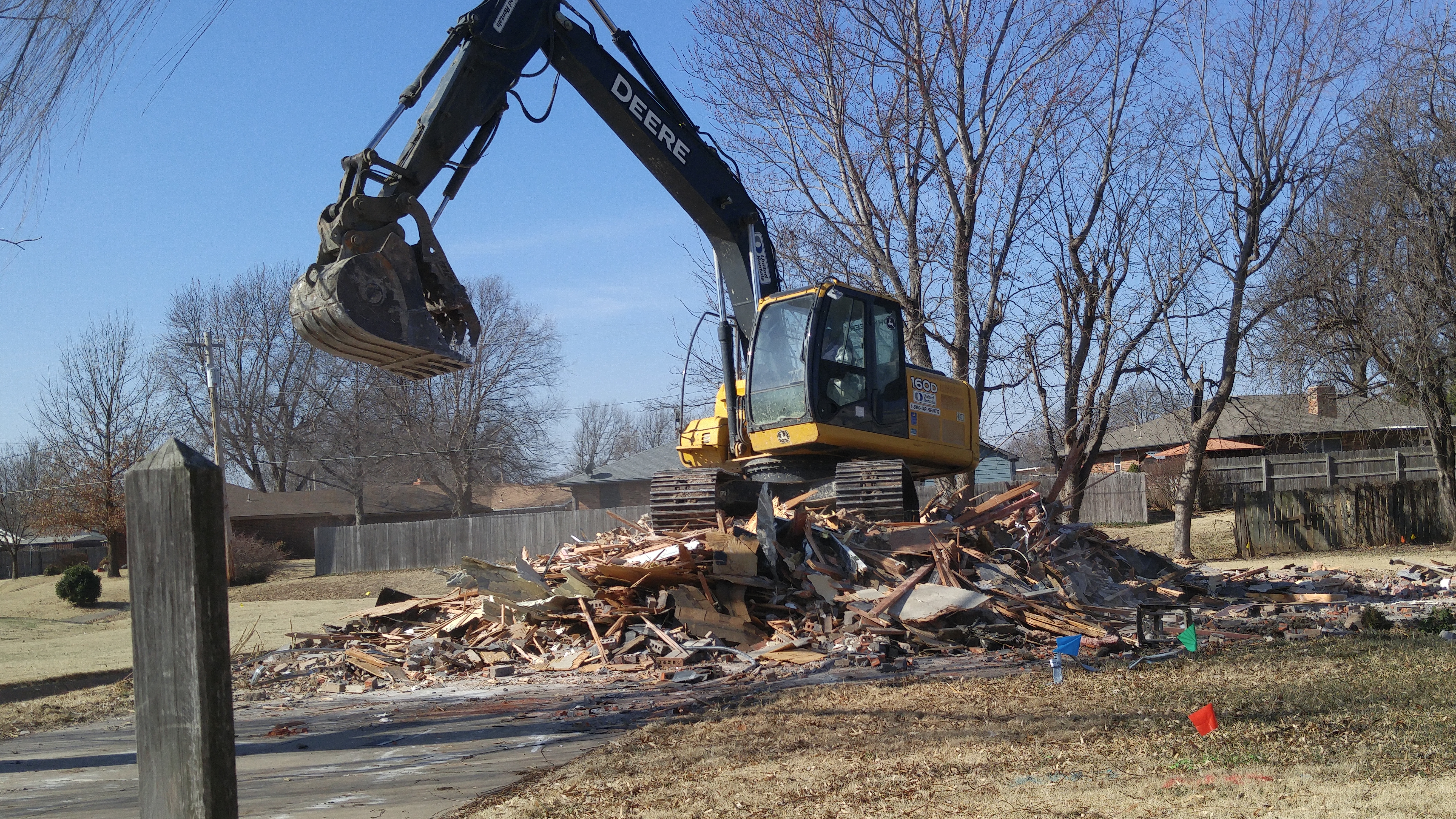 Two homes with repetitive flood damage demolished