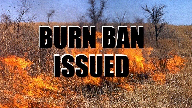 Burn Ban in effect