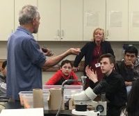 Oklahoma Geologic Foundation presents treasures to East Middle School students