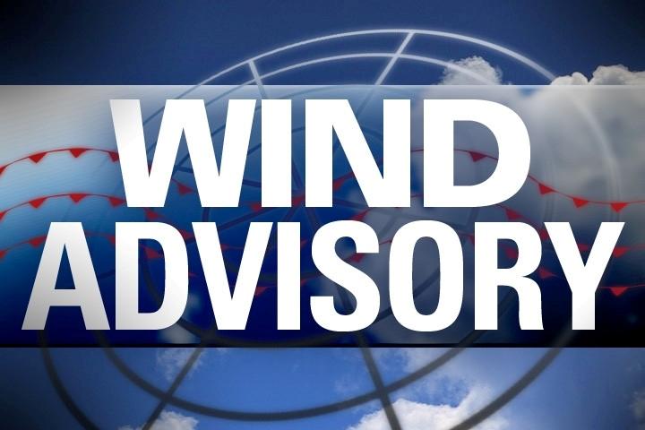 Wind advisory in effect Wednesday