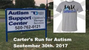 Carter’s Run for Autism set for Saturday