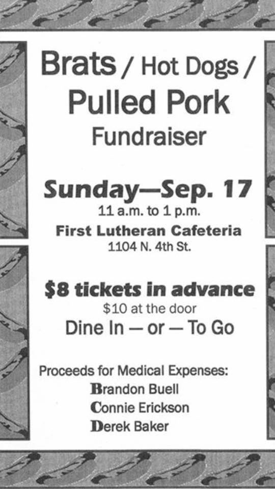 First Lutheran fundraiser to help with medical expenses