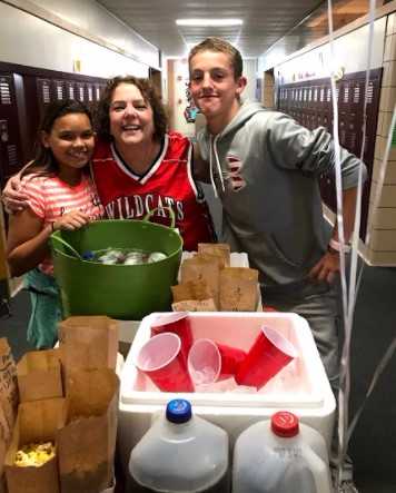 West students treat teachers to party cart