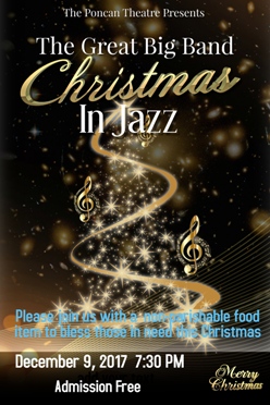 The Great Big Band to present ‘Christmas in Jazz’ at The Poncan