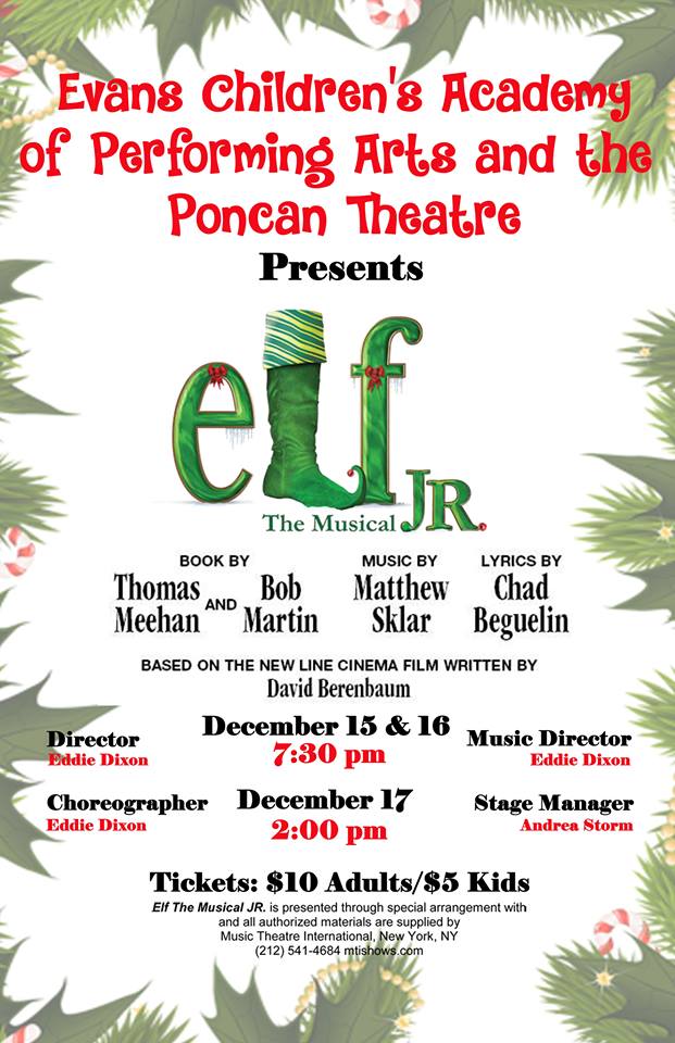 Evans Children’s Academy of Performing Arts presents ‘Elf The Musical Jr.’