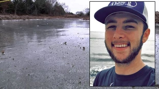 Man’s body found in frozen Oklahoma pond