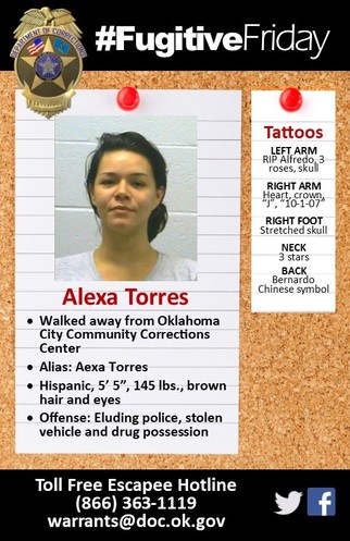#FugitiveFriday: Alexa Torres