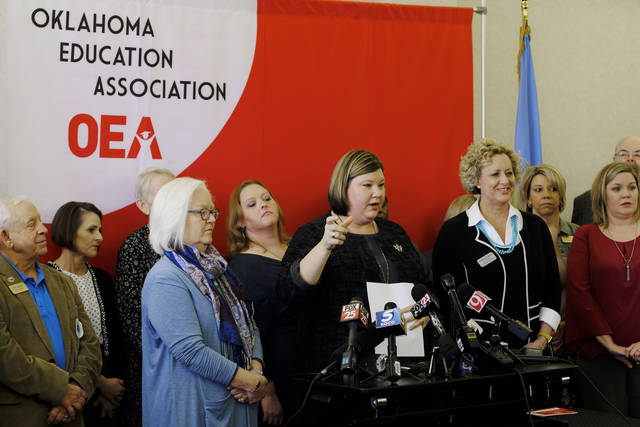 Oklahoma teachers’ union proposes taxes ahead of walkout
