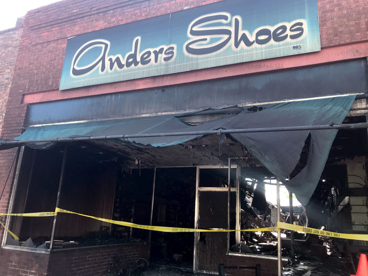 Suspect arrested in fire at 88-year-old Oklahoma shoe store