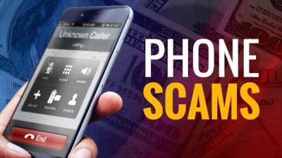 Phone scam targeting voters