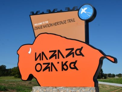 New signs mark Osage Nation Heritage Trail