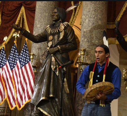 Standing Bear statue added to Statuary Hall in the U.S. Capitol