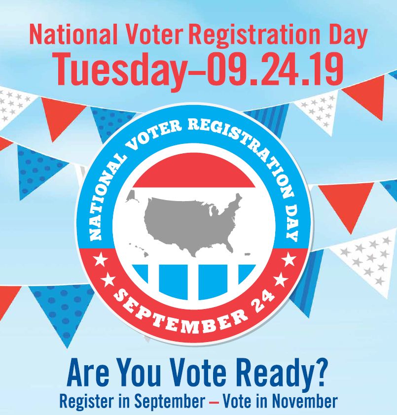 National Voter Registration Day Sept. 24
