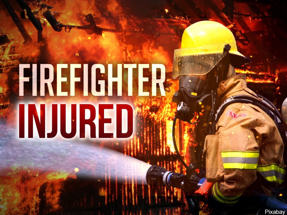 Firefighter injured when ammunition in burning house explodes