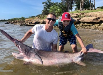 Kiefer Man Lands 143-lb Paddlefish – New Record