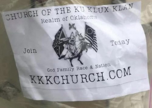 KKK church flyers found in Marietta, surrounding communities