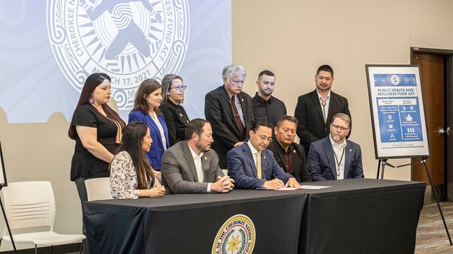 Cherokee Nation Leaders Sign Updated Public Health and Wellness Act