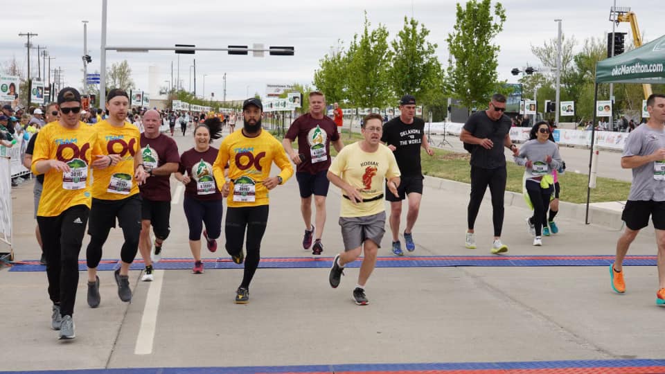 Governor Stitt and OHP Honored to Run Together in OKC Memorial Run