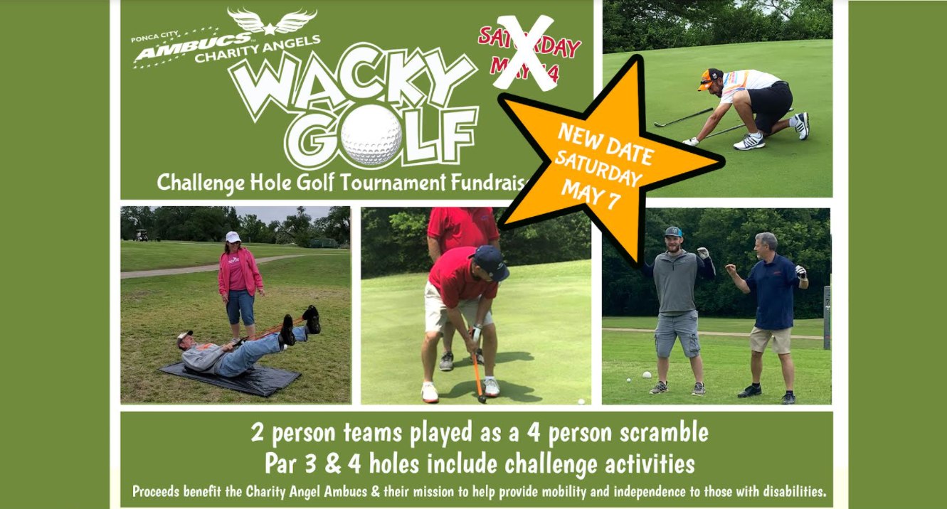 Ponca City Charity Angel Ambucs Wacky Golf Tournament Fundraiser is May 7