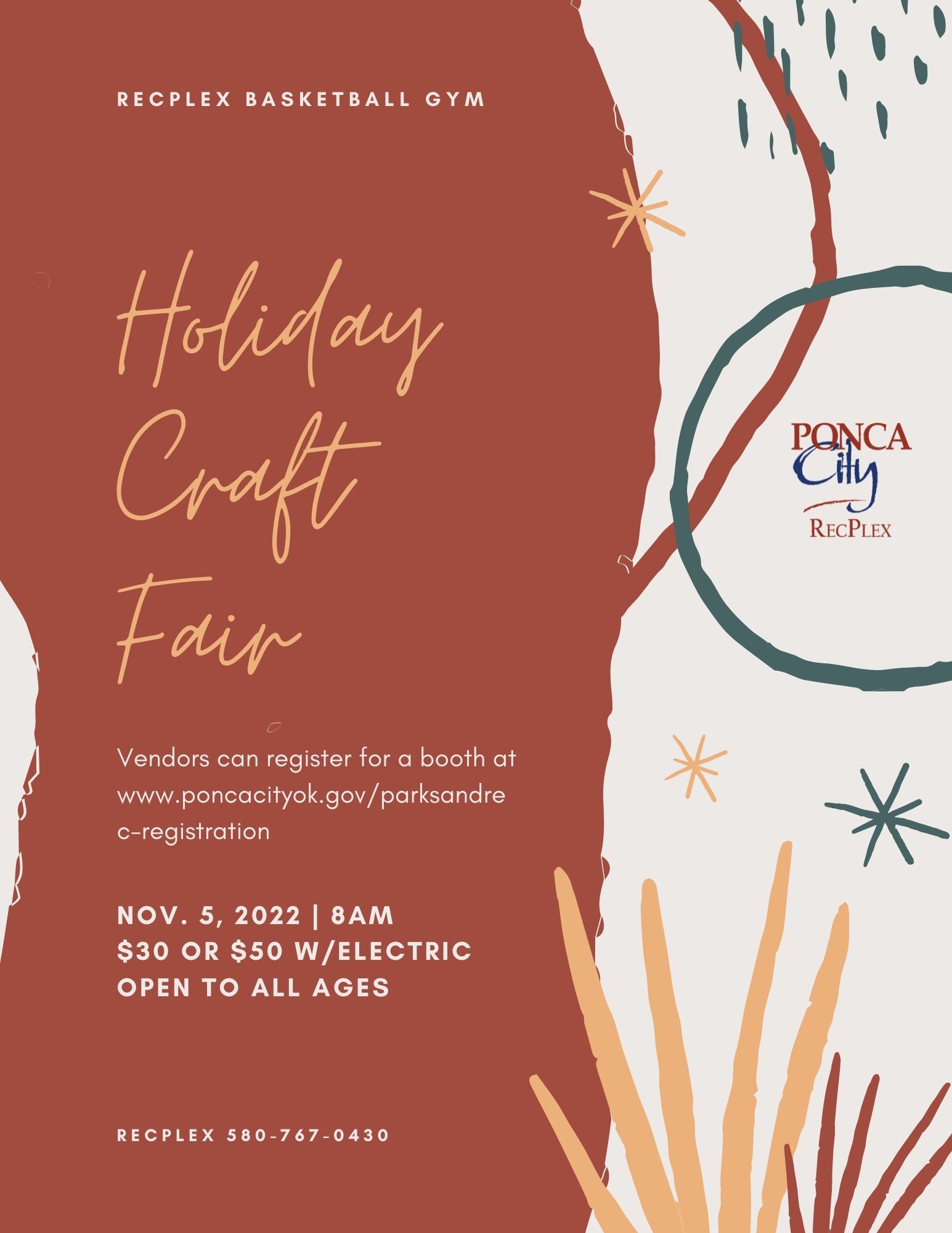 Registration Open for 2022 Holiday Craft Fair in Ponca City