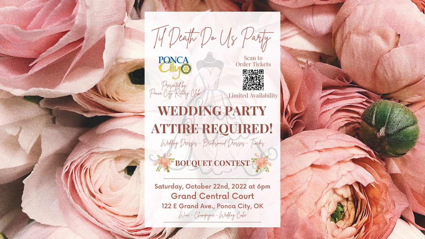 Ponca City Rotary Club Hosting Wedding Themed Party