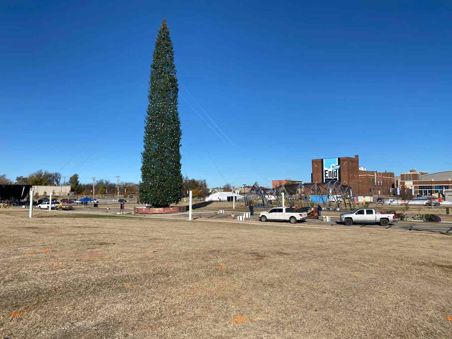 Lighting of The World’s Tallest Christmas Tree Slated for November 25 in Enid