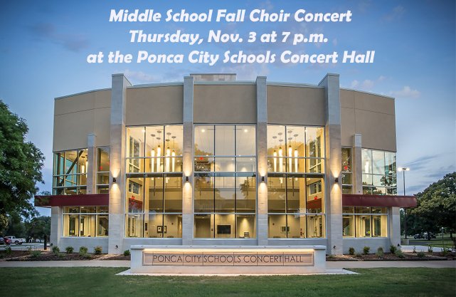 Middle School Fall Concert This Thursday