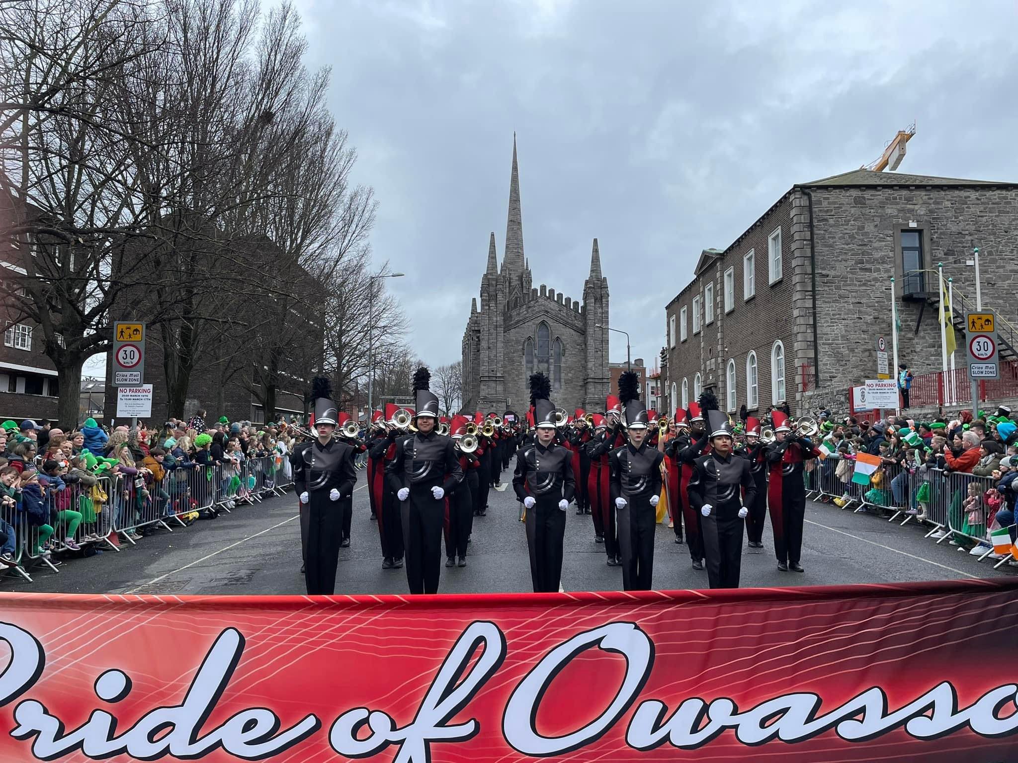 Bixby, Owasso Bands Perform in Dublin’s St. Patrick’s Day Parade