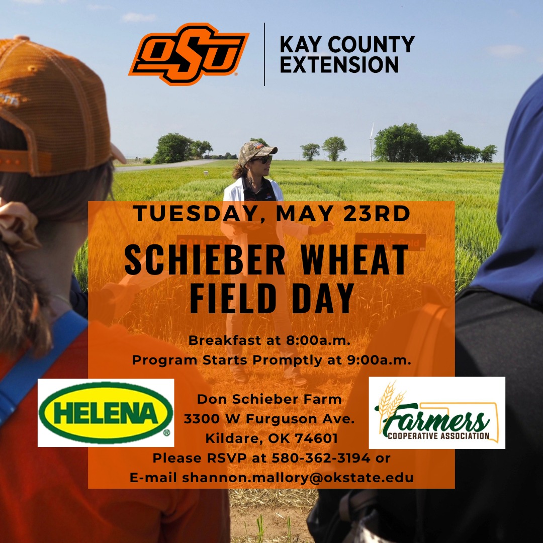 Annual Kay County OSU Extension Wheat Field Day This Month