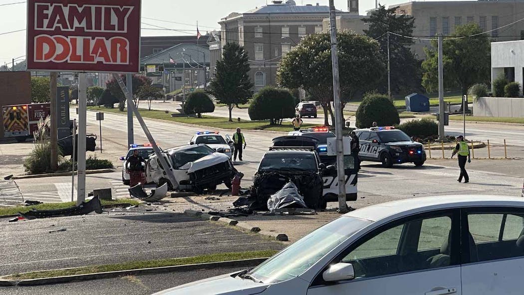 MCALESTER POLICE OFFICER TREATED FOR INJURIES AFTER HEAD-ON COLLISION