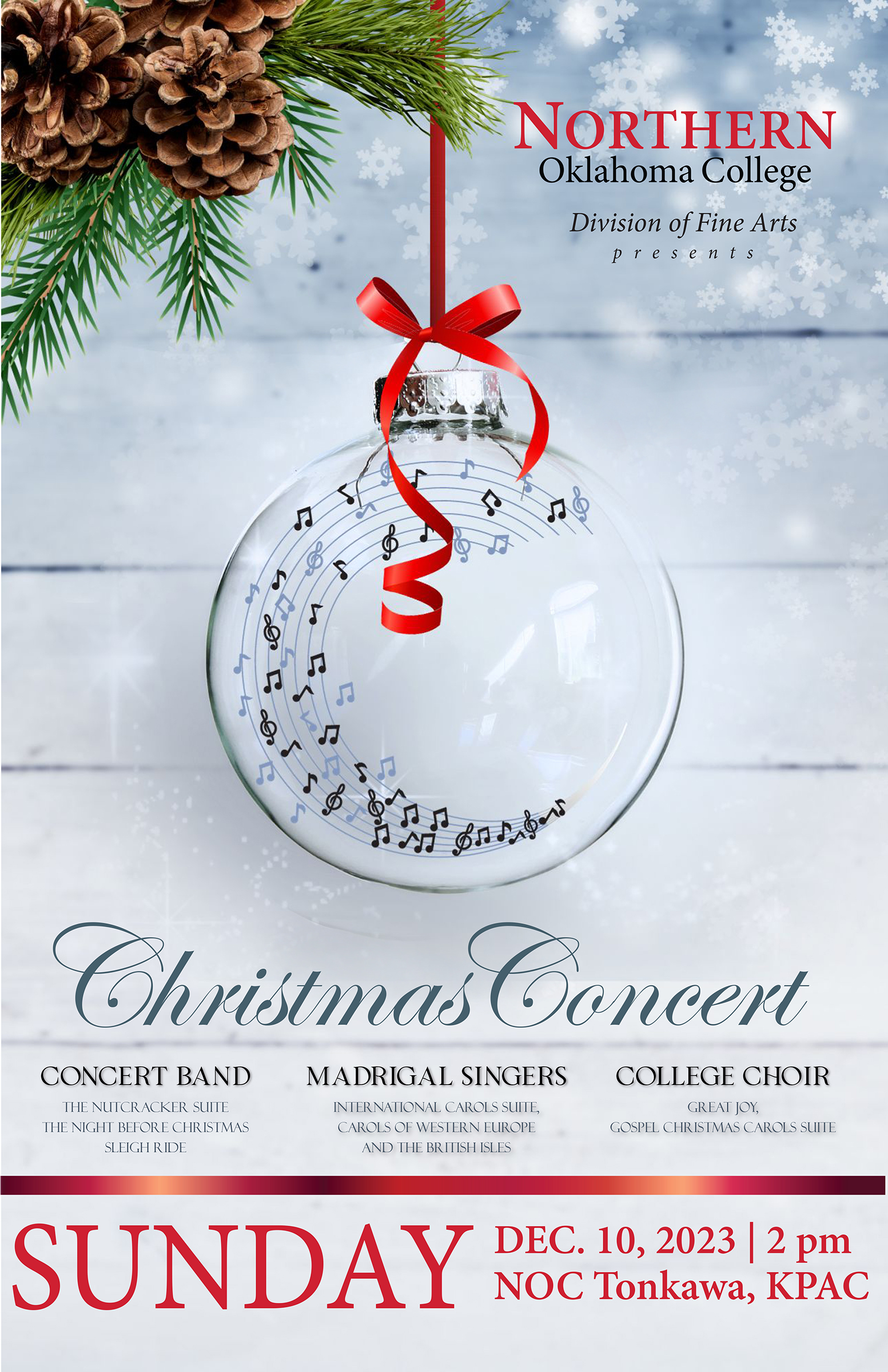 NOC Christmas Concert December 10