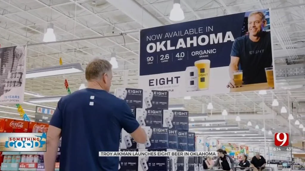 TROY AIKMAN BRINGS HIS ‘EIGHT’ BEER TO OKLAHOMA