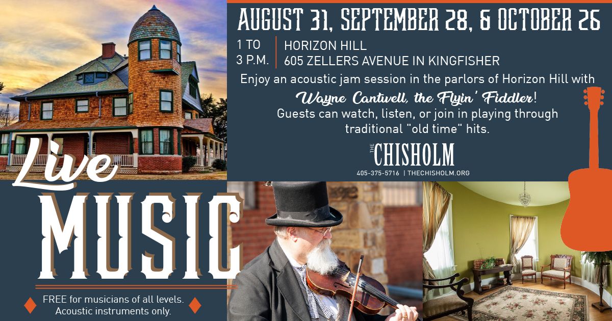 The Chisholm in Kingfisher to Host Fall Parlor Jams