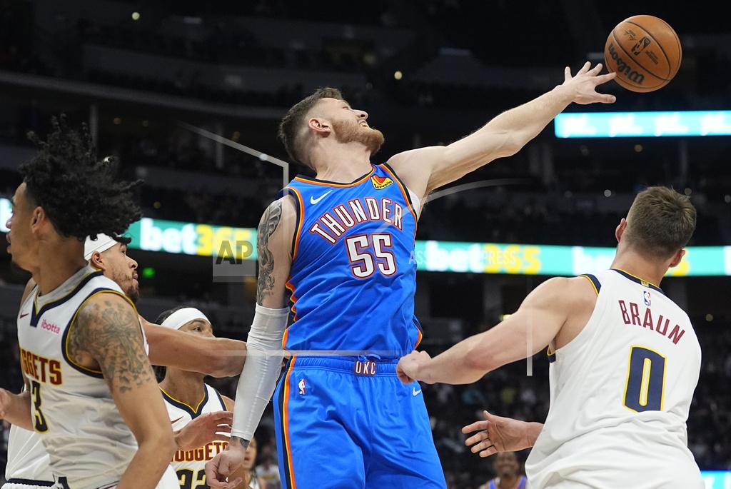 Thunder center Hartenstein out at least a month with broken bone in left hand