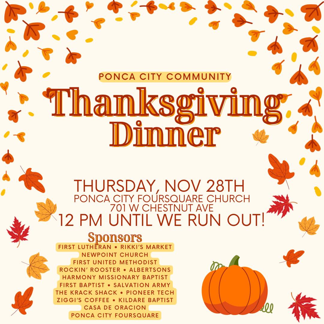 Ponca City Community Free Thanksgiving Meal