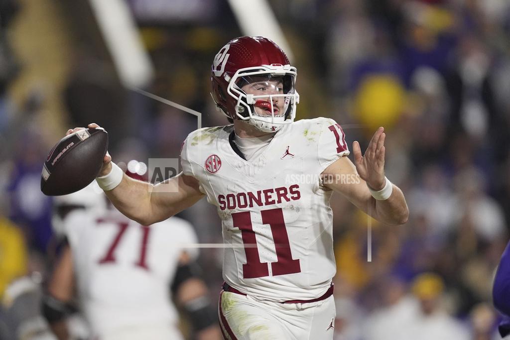 Quarterback Jackson Arnold leaves Oklahoma for Auburn in transfer portal